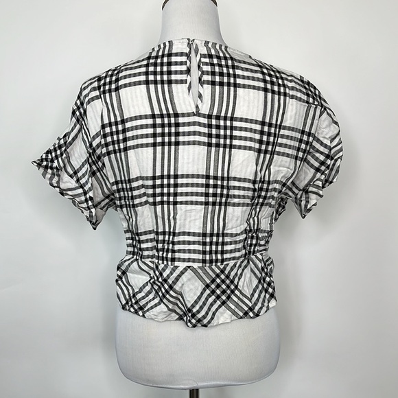 ZARA BASIC SHORT SLEEVE TOP - Picture 3 of 5